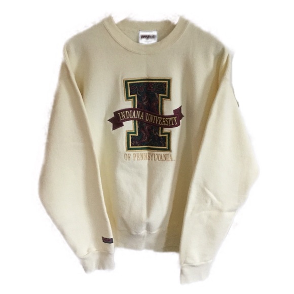 Jansport Tops - INDIANA UNIV PA IUP JANSPORT SWEATSHIRT APPLIQUÉ L